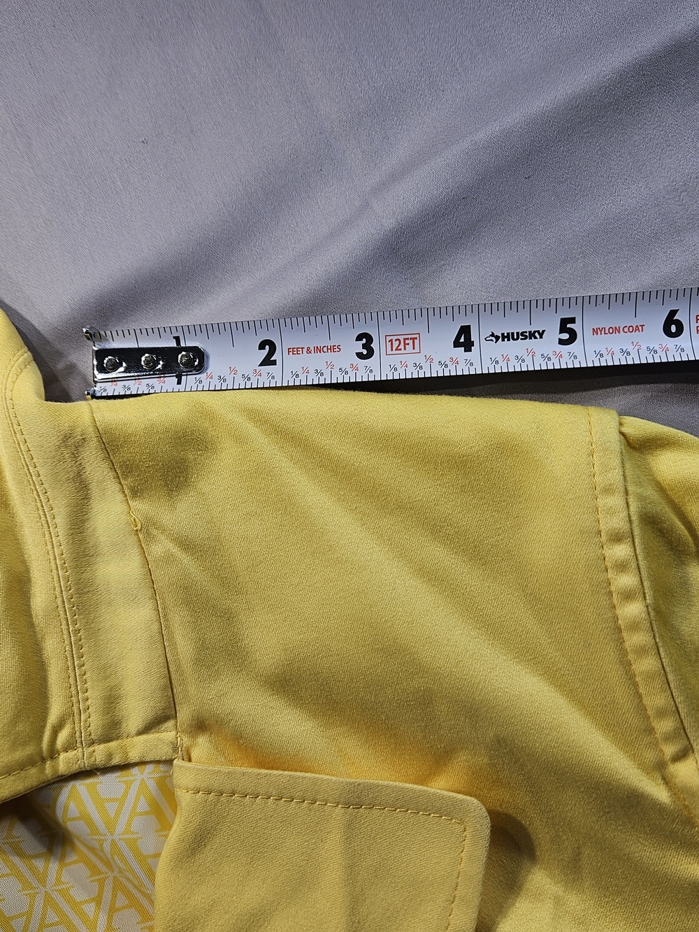 A/LINE Sky Bright Yellow for W Belted Trench Coat Sz M perfect For Any Occasions - Picture 12 of 14
